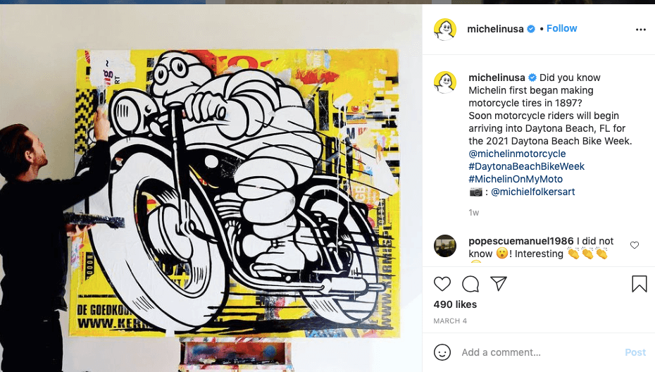 michelin usa instagram post