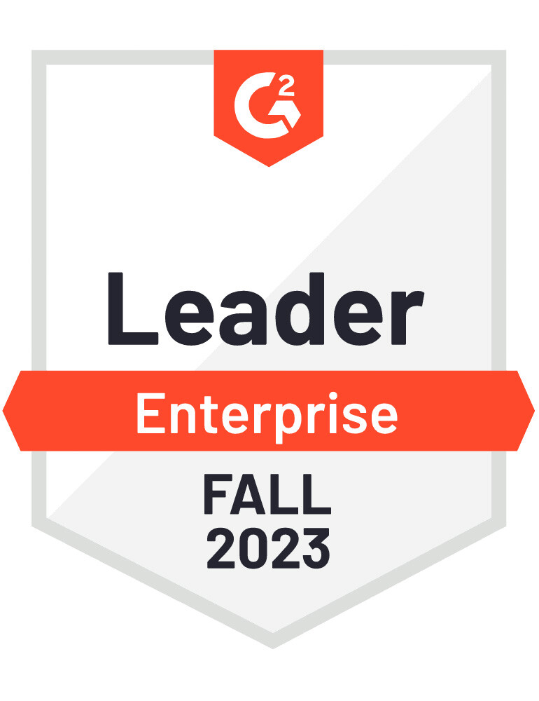 G2 badge. G2 named inriver as a Leader for Enterprise in Fall 2023 