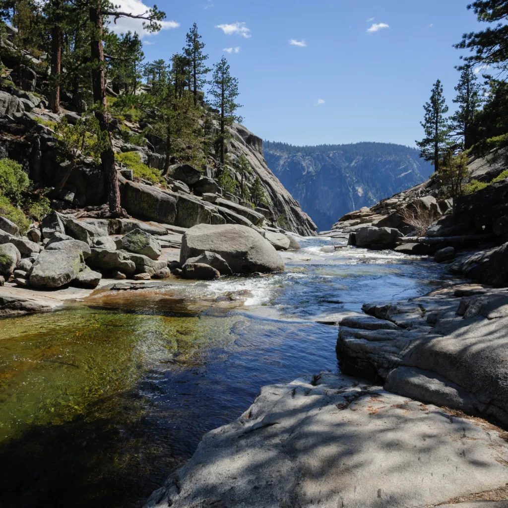 mountain stream in nature