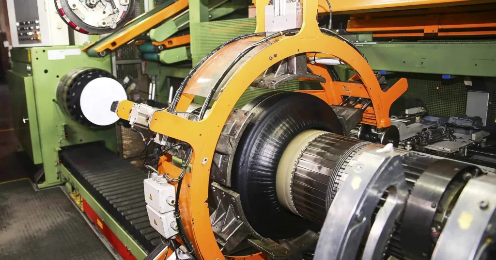 Tire manufacturing plant