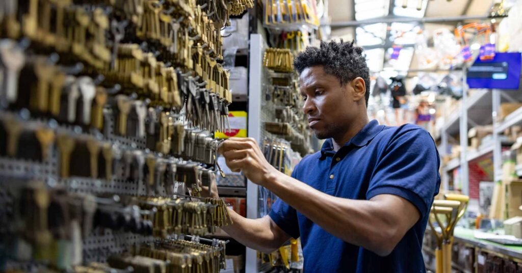 hardware store employee