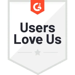 G2 Users Love Us badge