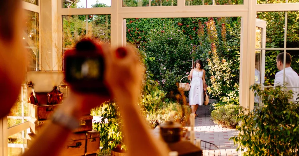 lifestyle photoshoot of product