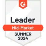 G2 names inriver a Mid-Market Leader, Summer 2024