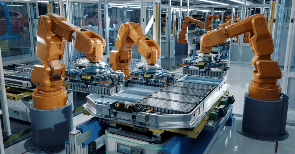 advanced orange industrial robot arms for b2b manufacturing