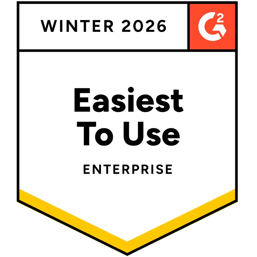 Inriver earned the highest Ease of Use rating in its category in G2, Winter 2026