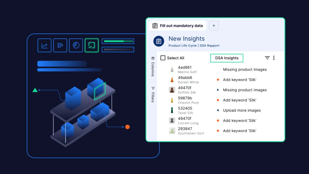Inriver Digital Shelf Analytics dashboard