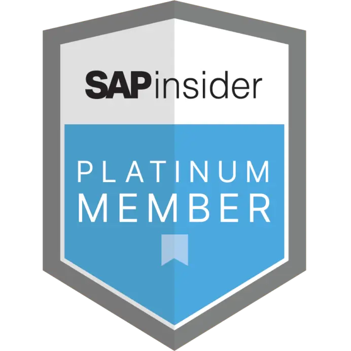 SAP Insider Platinum Member