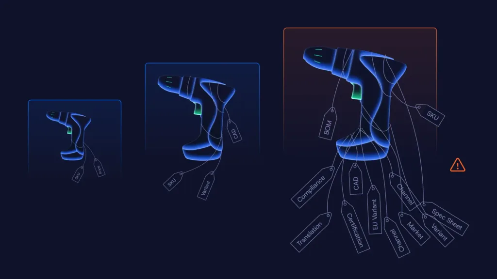 Product data scale barrier illustration