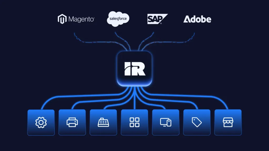 PIM systems integrations and partners illustration