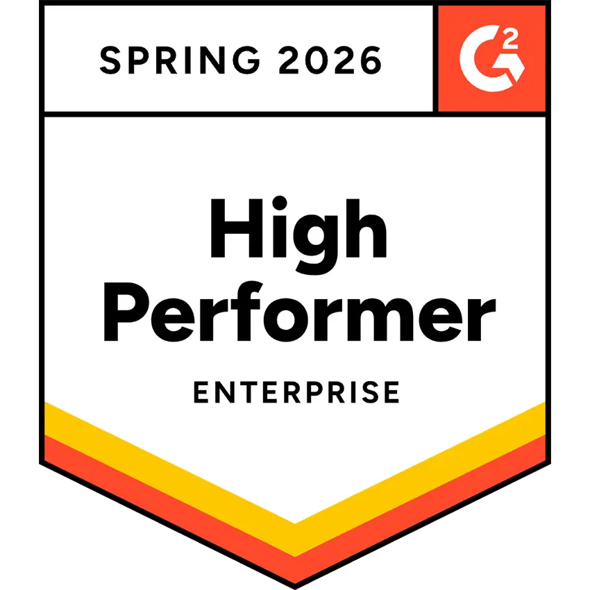 Inriver earned the High Performer rating in its category in G2, Spring 2026