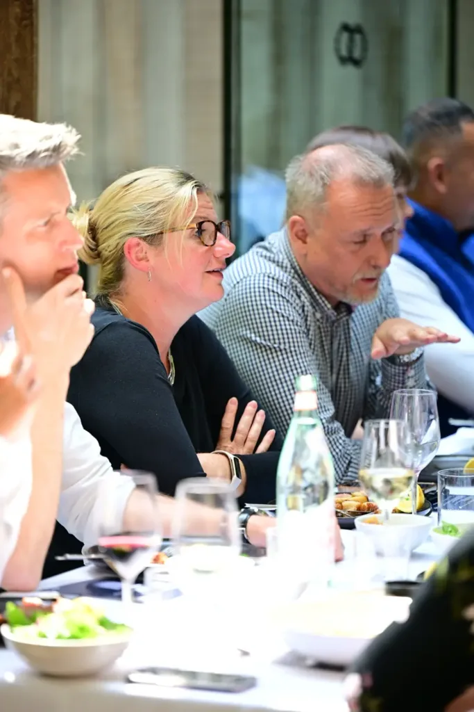 Lunch discussion at PIMpoint 2025 London