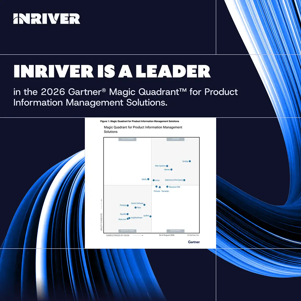 Inriver recognized as a Leader in the 2026 Gartner® Magic Quadrant™ for Product Information Management